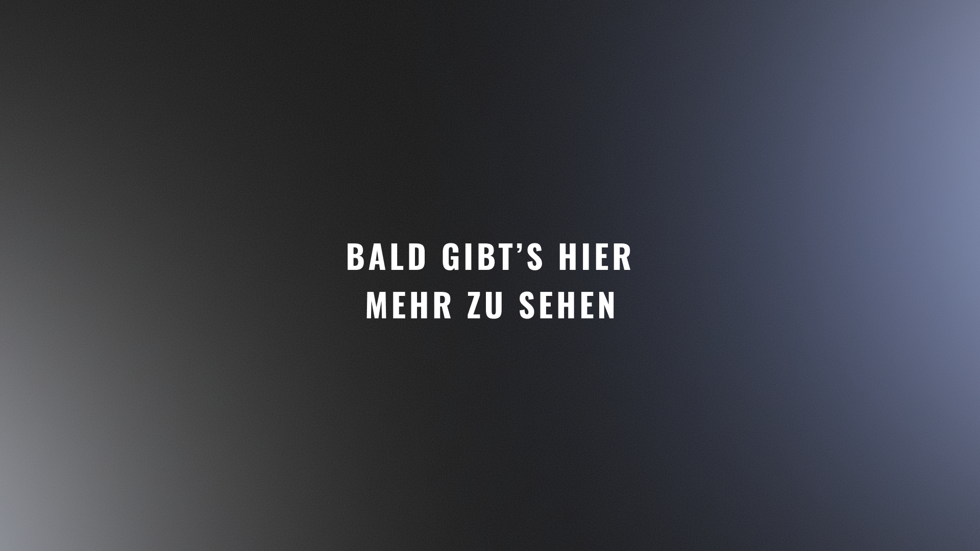 bald gibt's hier referenzen